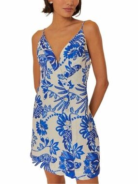 chinese dress ladies Farm Rio Tropicalia Mini Dress, Tropicalia Pink / S main image 1